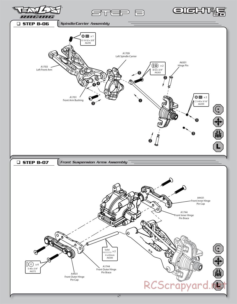 Team Losi - 8ight-E 2.0 Race Roller - Manual - Page 8