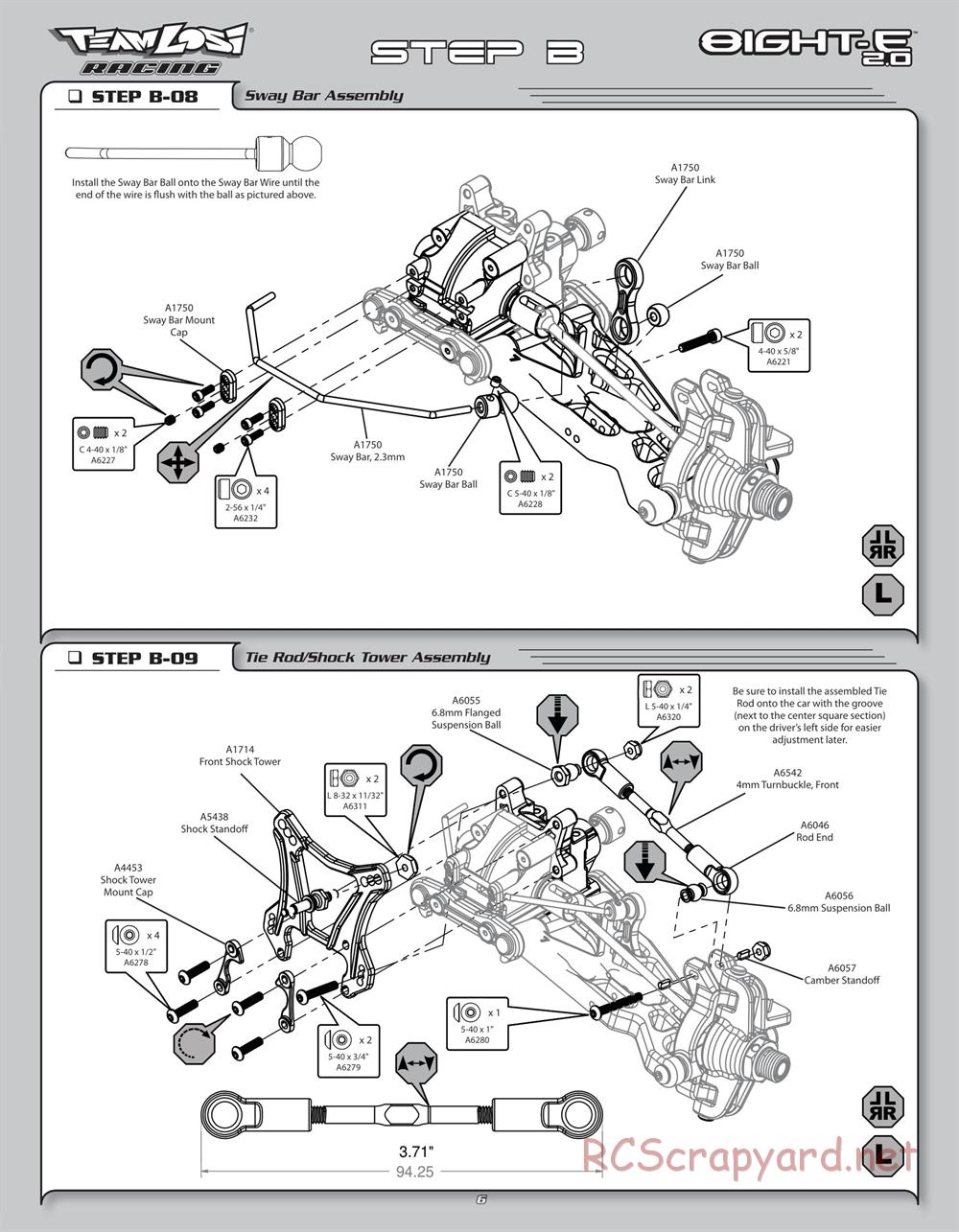 Team Losi - 8ight-E 2.0 Race Roller - Manual - Page 9