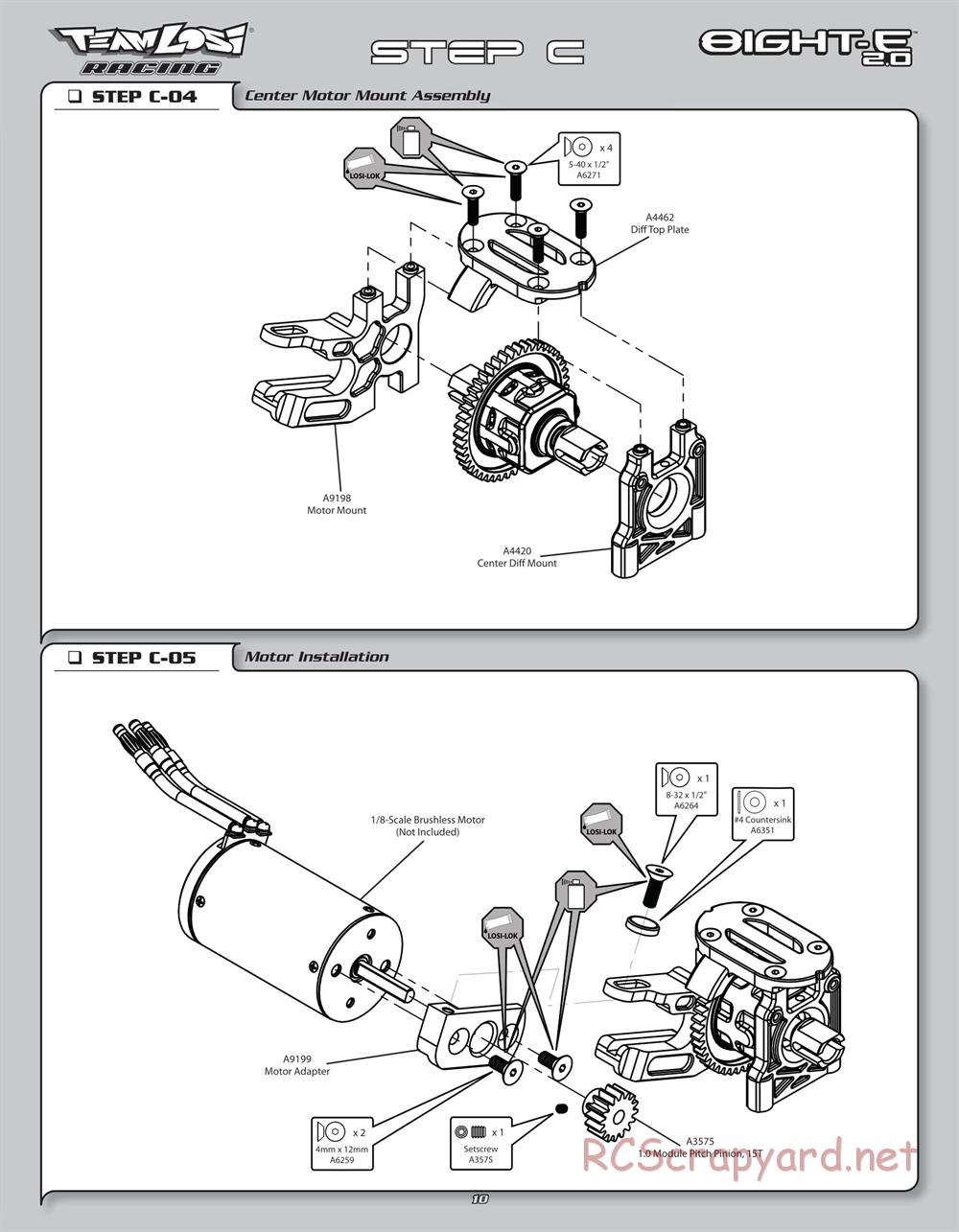 Team Losi - 8ight-E 2.0 Race Roller - Manual - Page 13