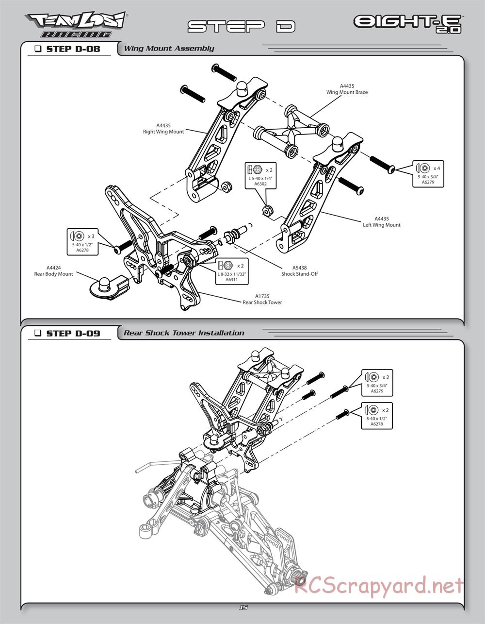 Team Losi - 8ight-E 2.0 Race Roller - Manual - Page 18