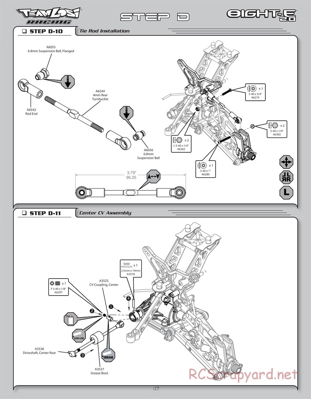 Team Losi - 8ight-E 2.0 Race Roller - Manual - Page 19