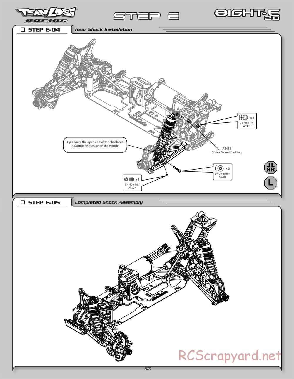 Team Losi - 8ight-E 2.0 Race Roller - Manual - Page 23