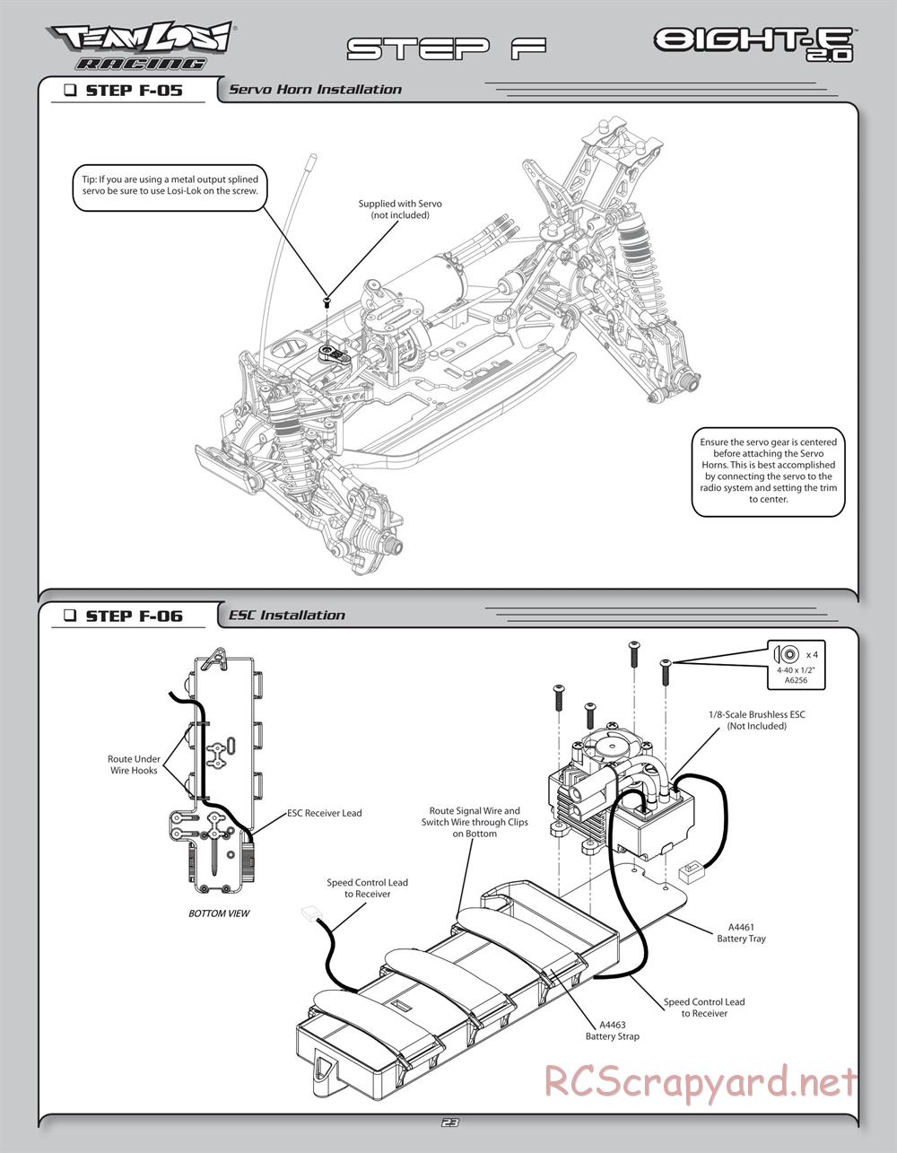 Team Losi - 8ight-E 2.0 Race Roller - Manual - Page 26