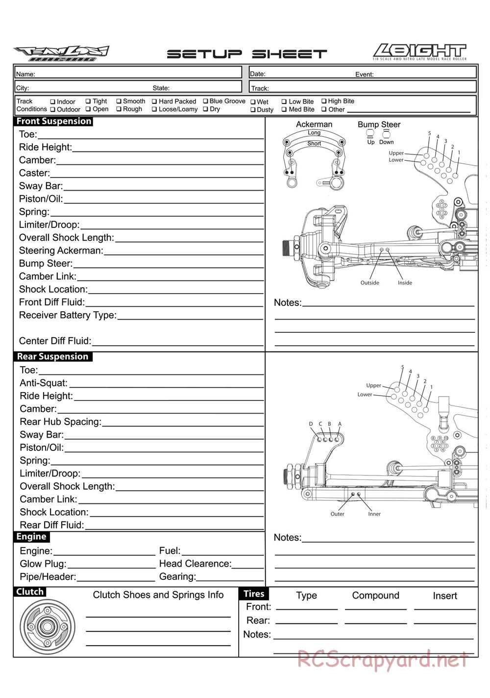 Team Losi - L8ight - Race Roller - Manual - Page 6