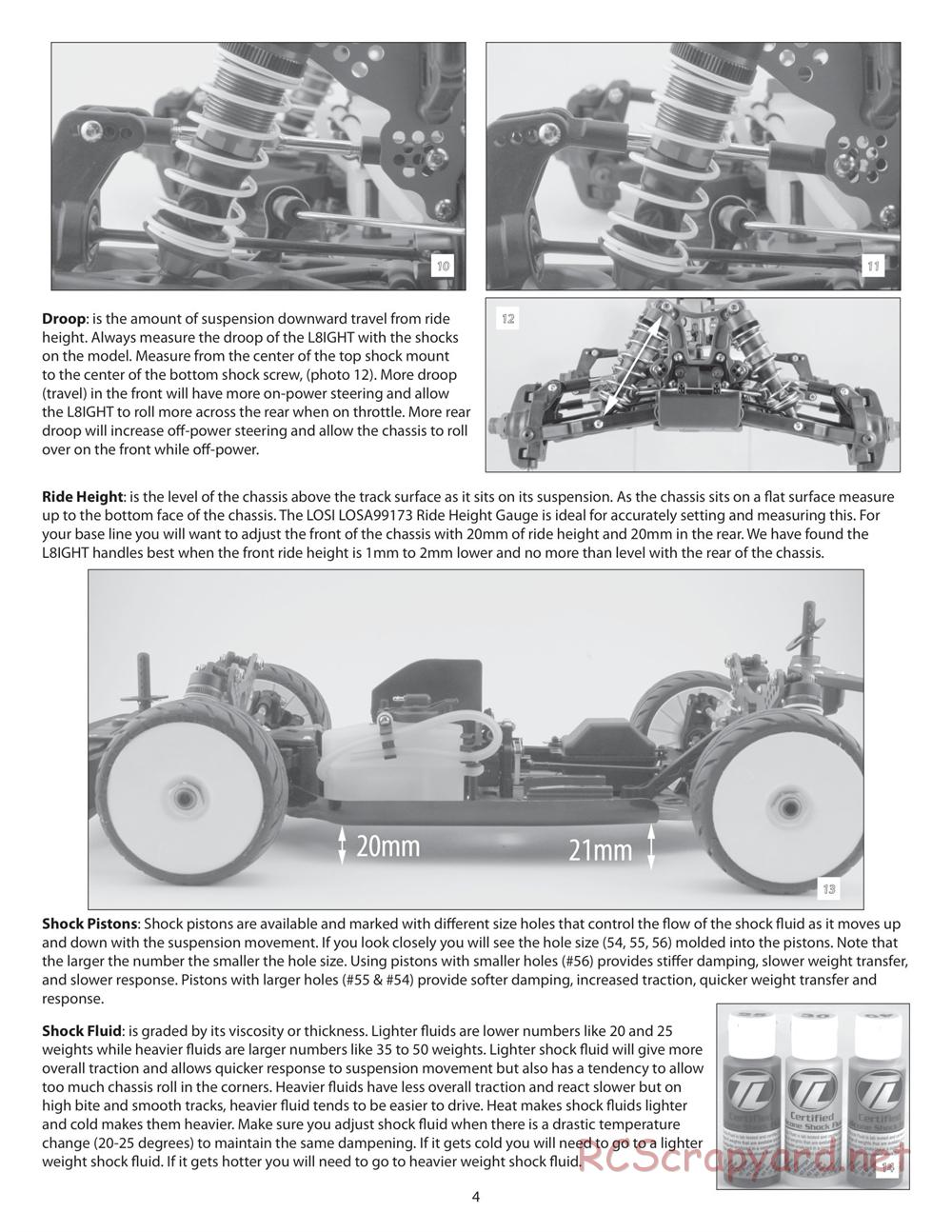 Team Losi - L8ight - Race Roller - Manual - Page 4