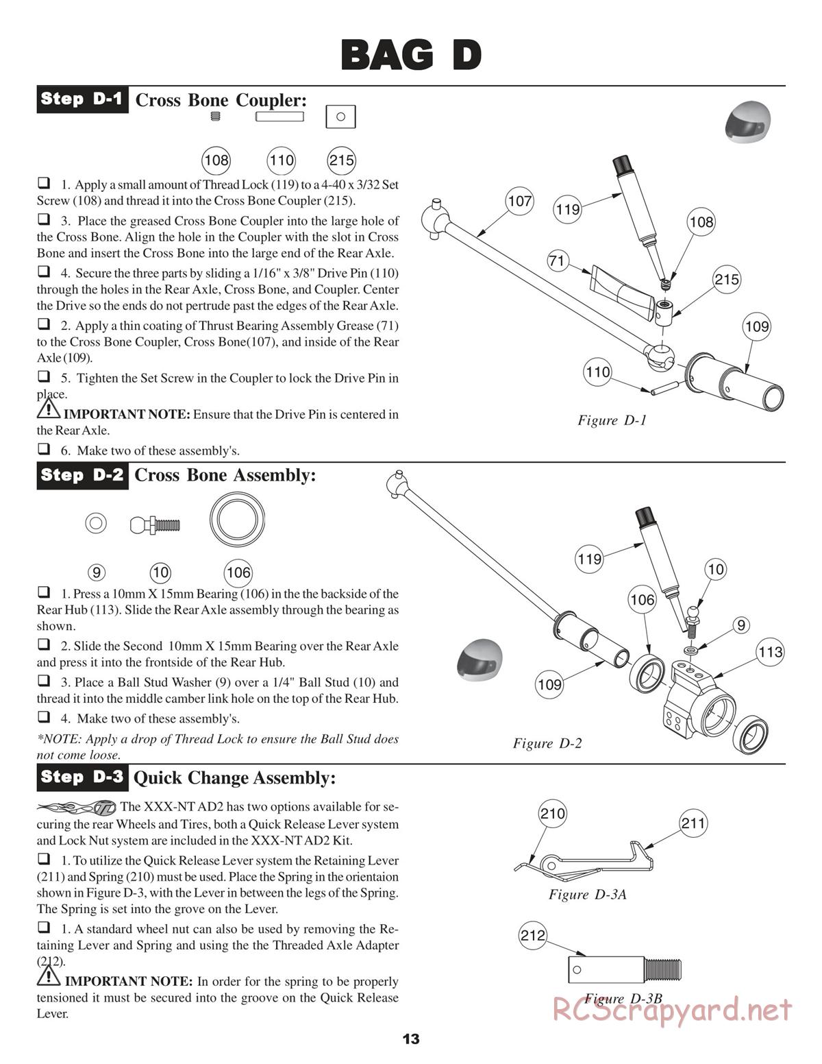 Team Losi - XXX NT AD2 - Manual - Page 16