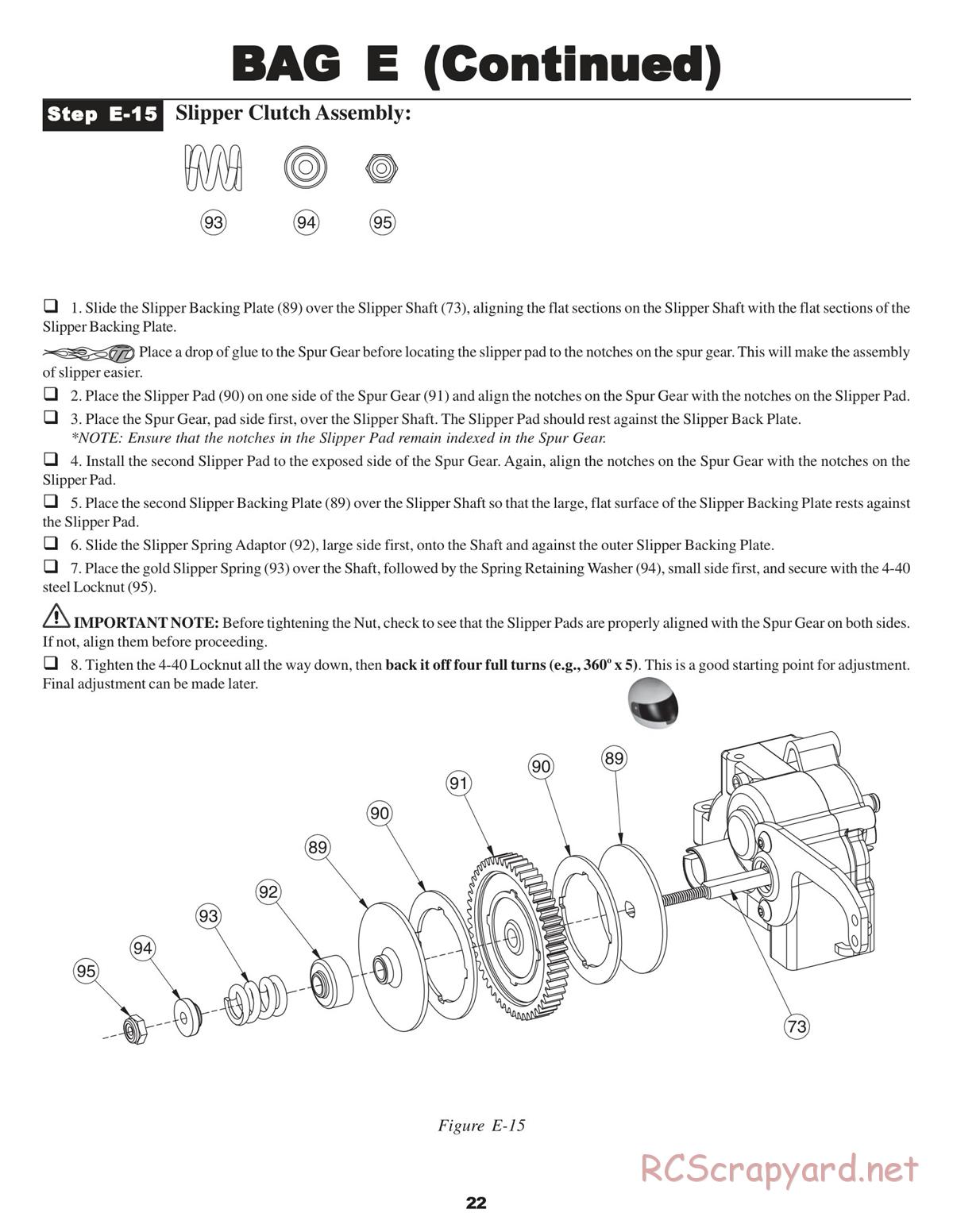 Team Losi - XXX NT AD2 - Manual - Page 26