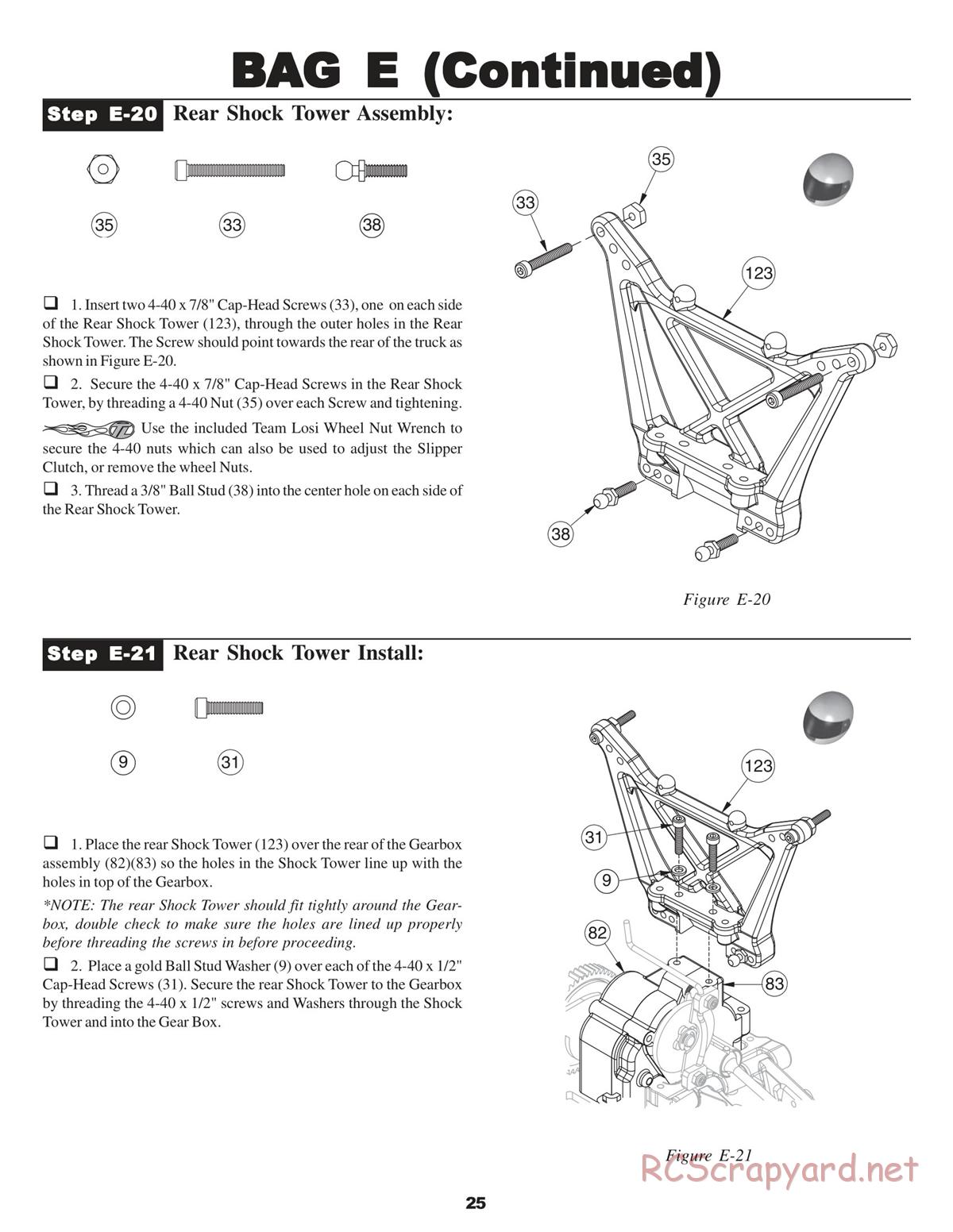 Team Losi - XXX NT AD2 - Manual - Page 29