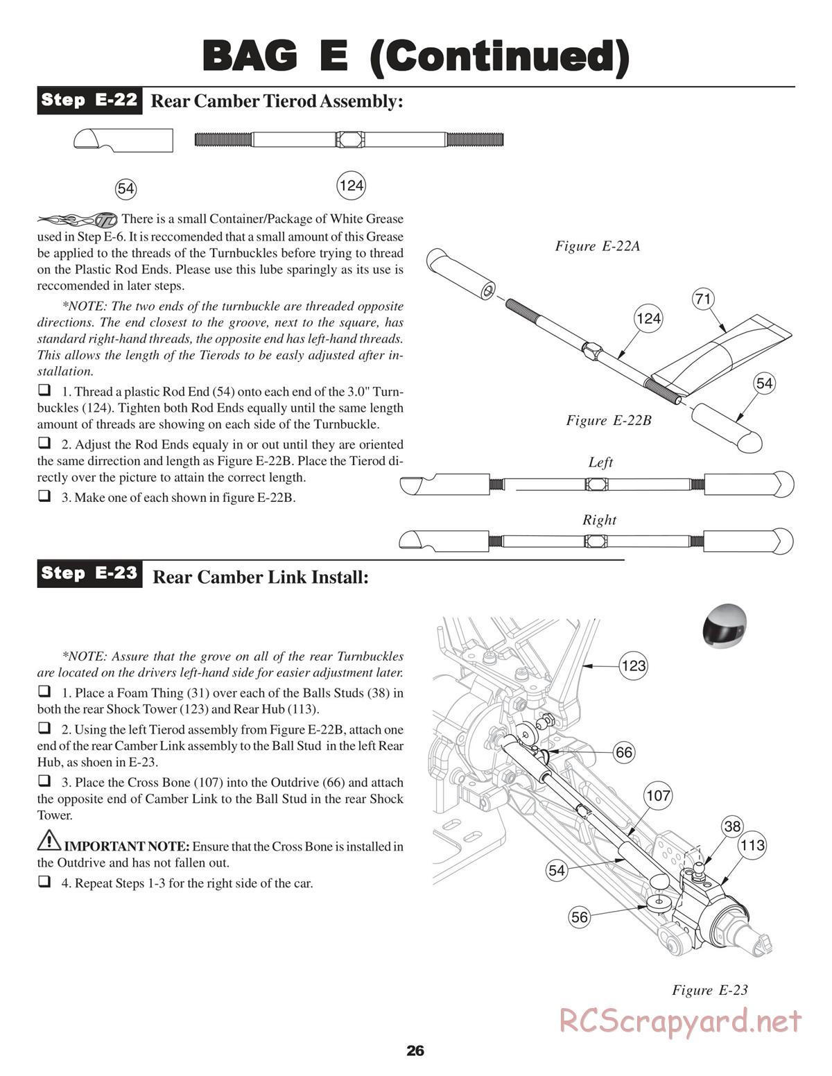 Team Losi - XXX NT AD2 - Manual - Page 30