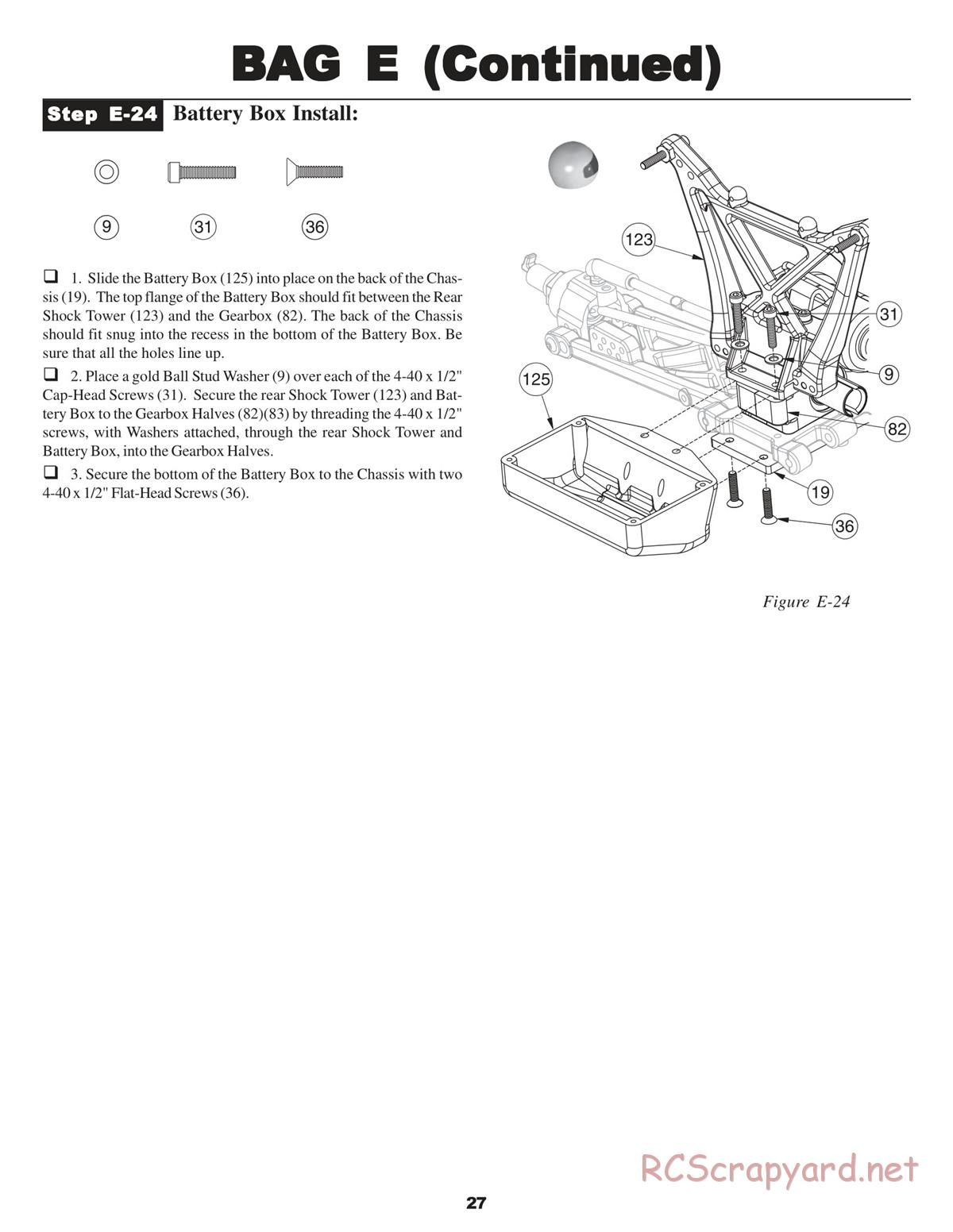 Team Losi - XXX NT AD2 - Manual - Page 31