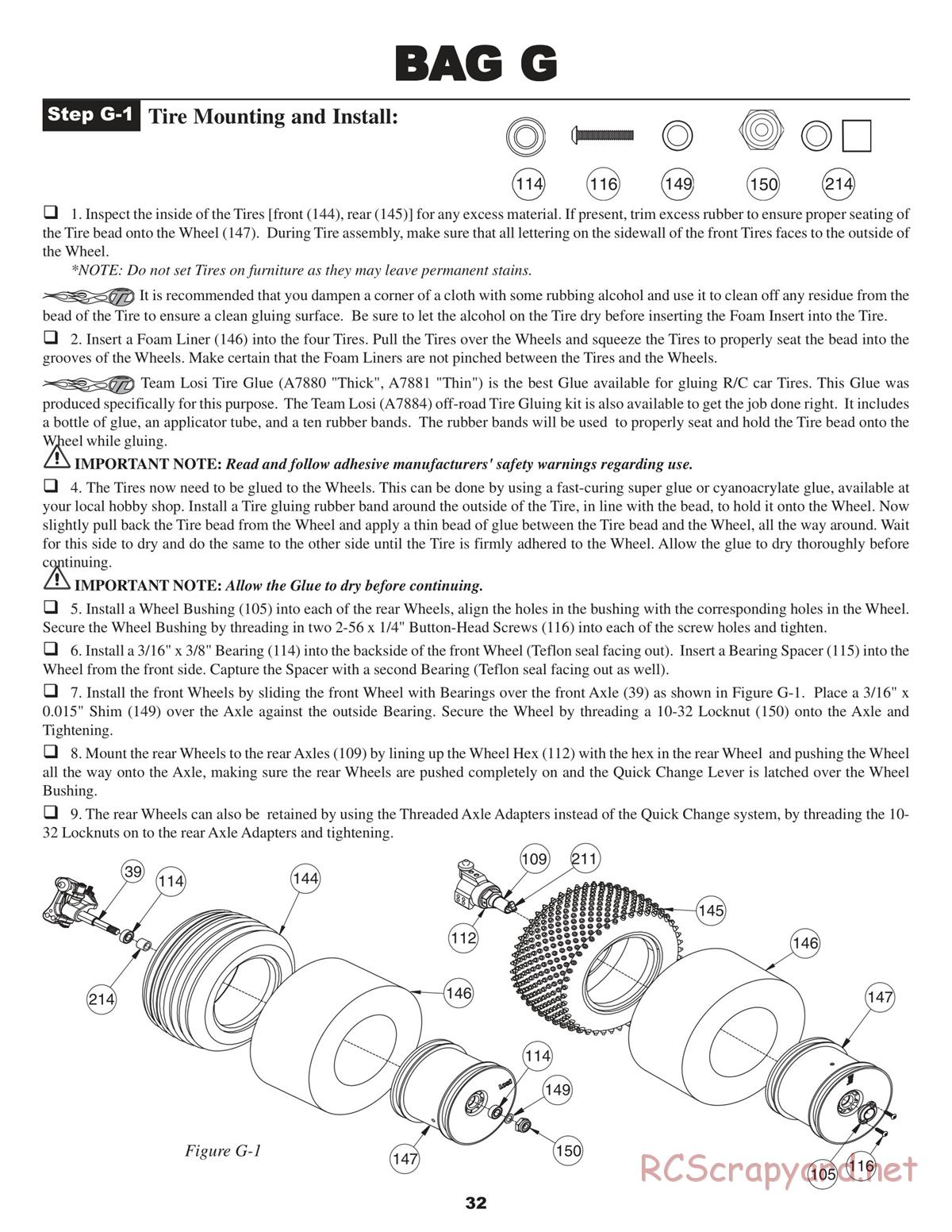 Team Losi - XXX NT AD2 - Manual - Page 36