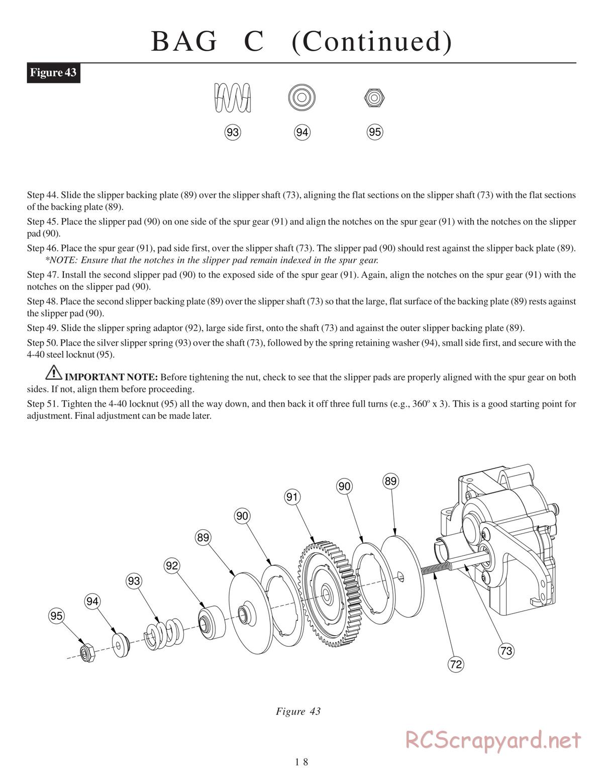 Team Losi - XXX-NT Sport - Manual - Page 21