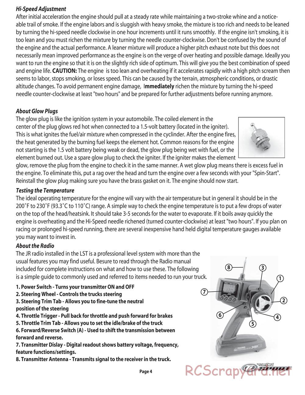 Team Losi - LST Super Truck - Manual - Page 5