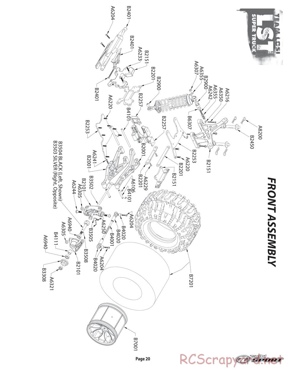 Team Losi - LST Super Truck - Manual - Page 9