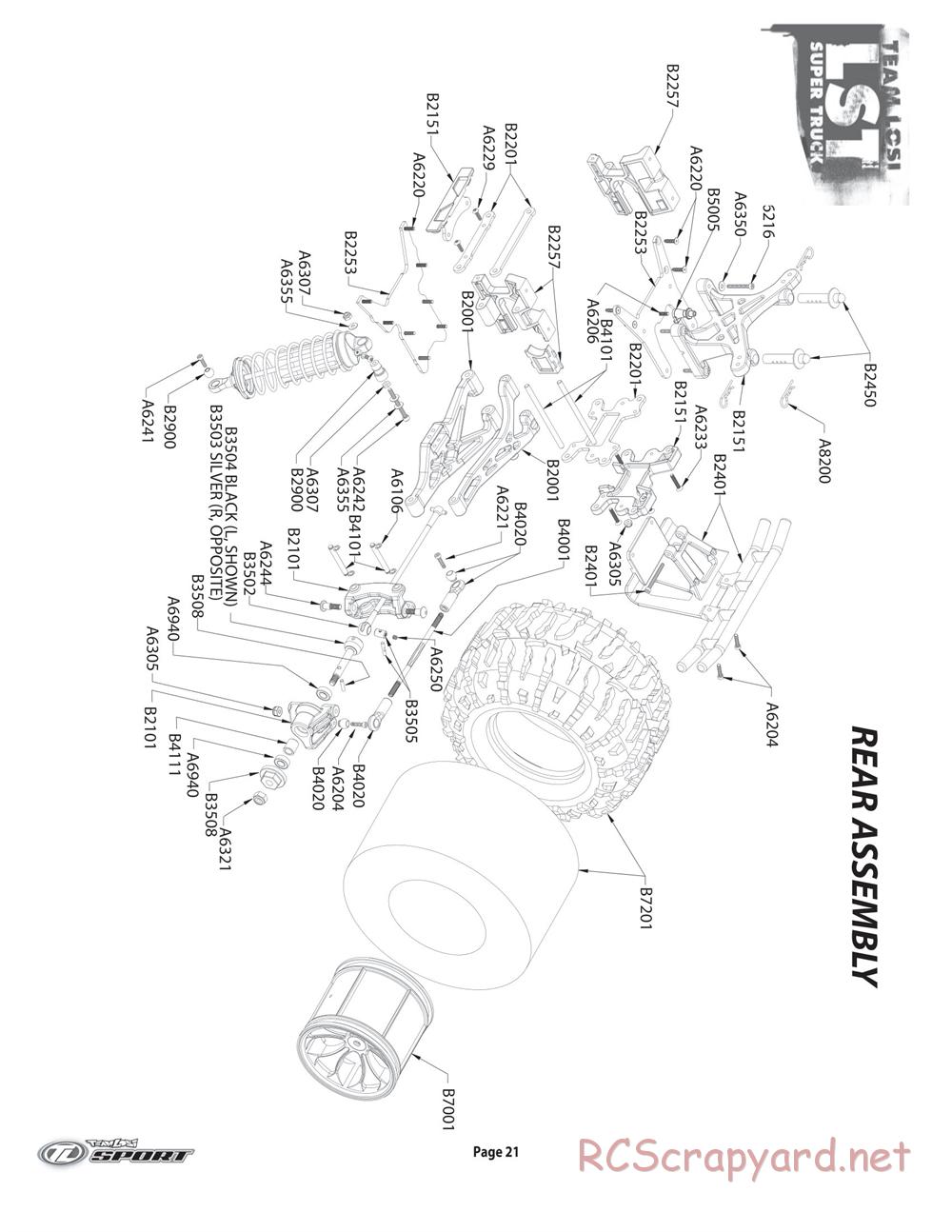 Team Losi - LST Super Truck - Manual - Page 10