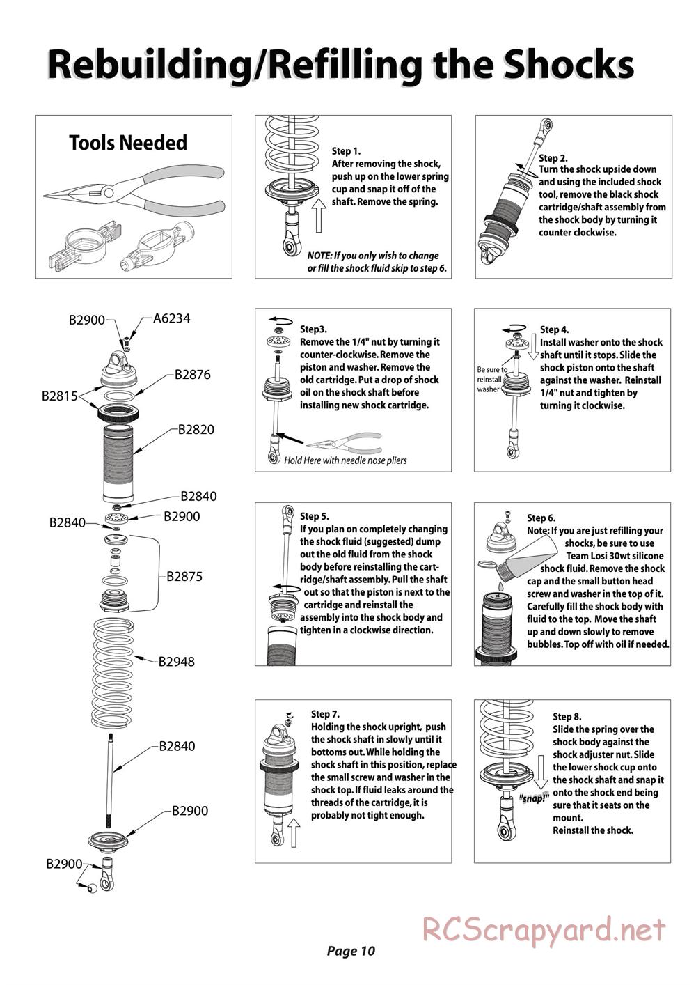 Team Losi - Aftershock - Manual - Page 11