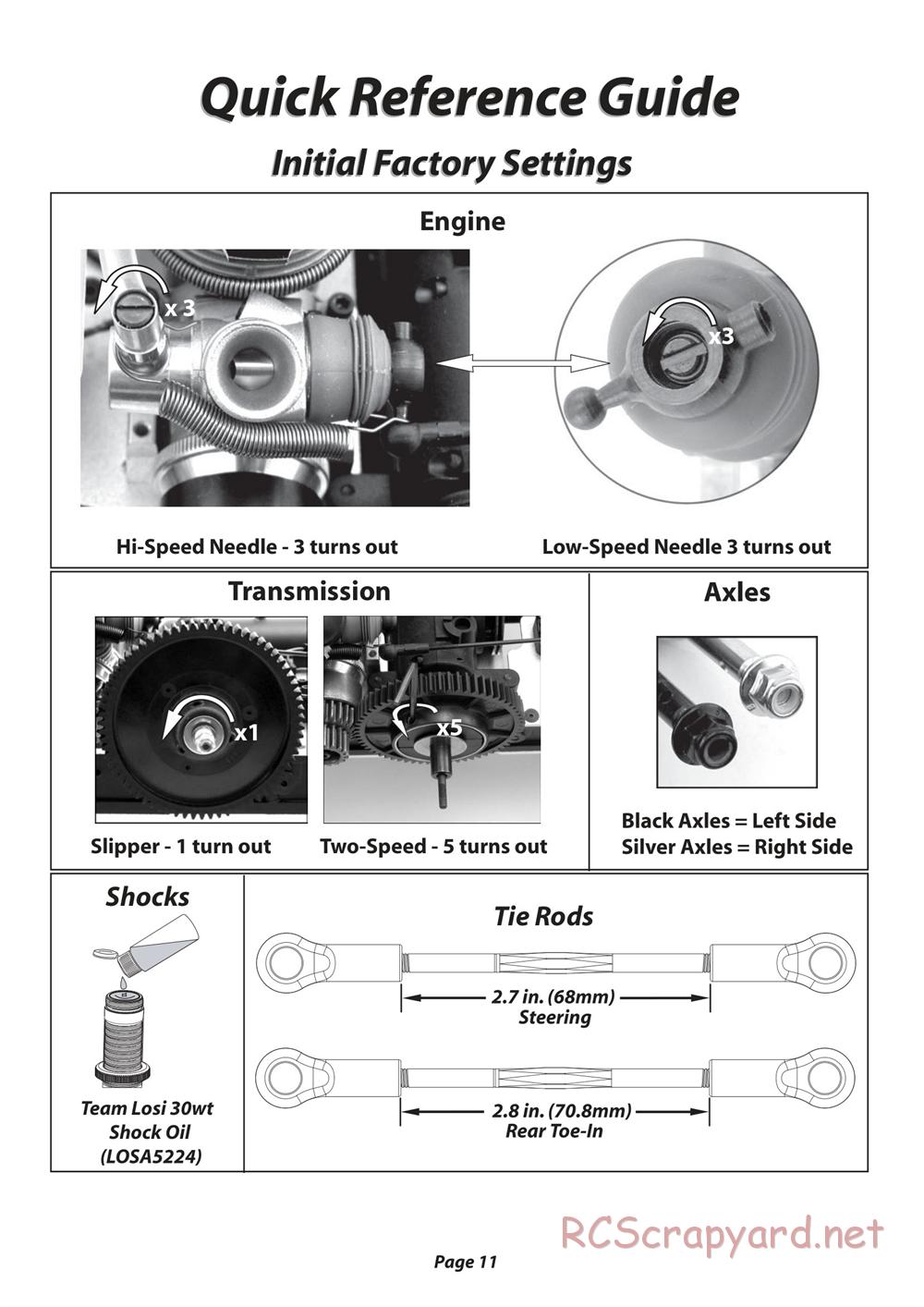 Team Losi - Aftershock - Manual - Page 12