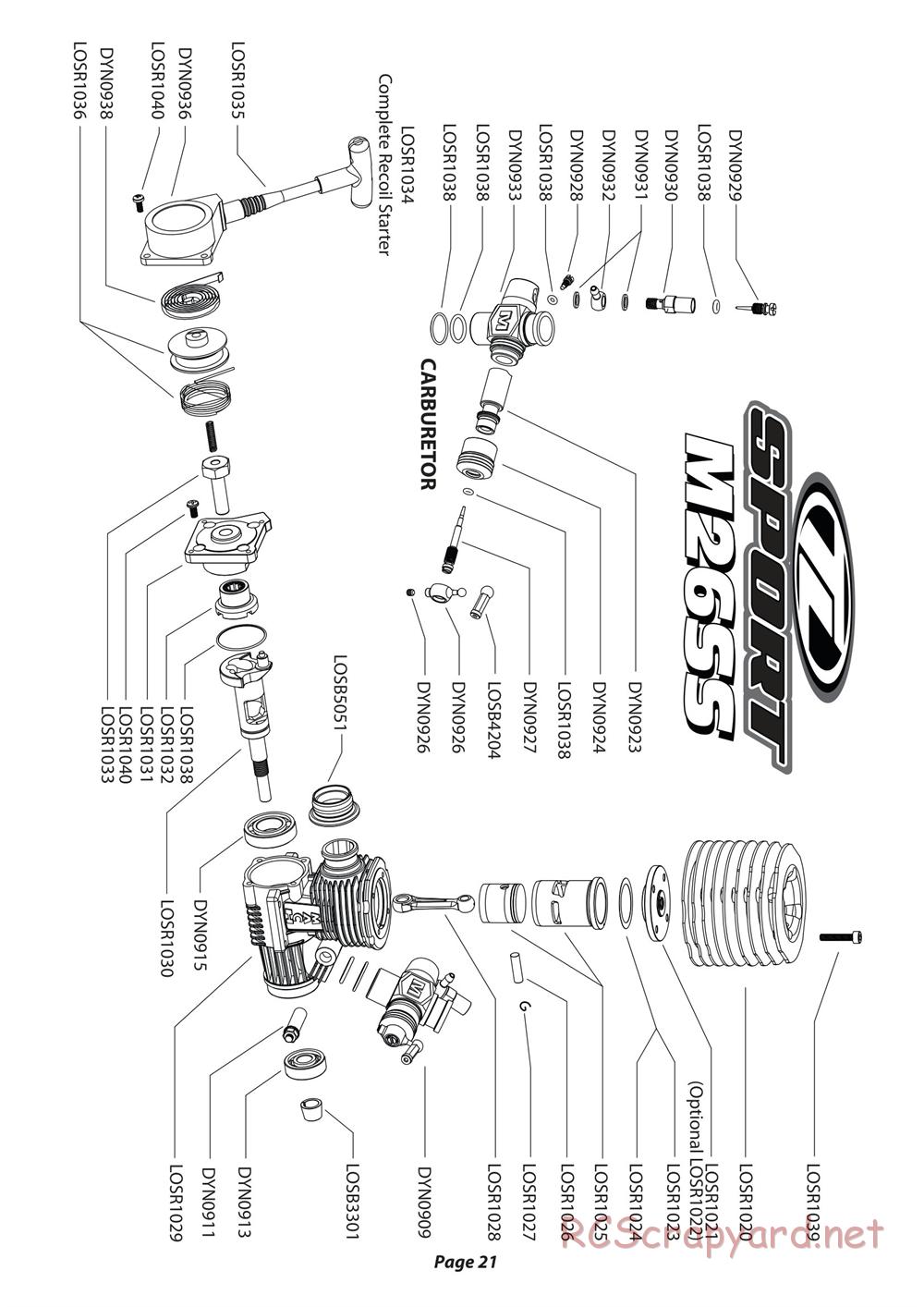 Team Losi - Aftershock - Manual - Page 22