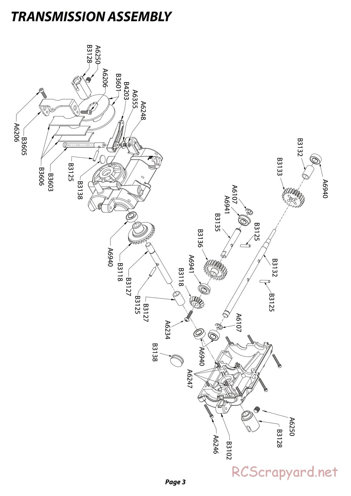 Team Losi - Limited Edition Aftershock - Manual - Page 3