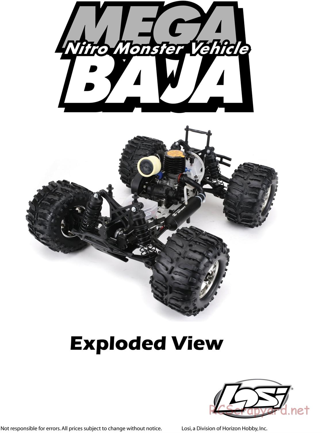 Team Losi - Mega Baja - Manual - Page 1