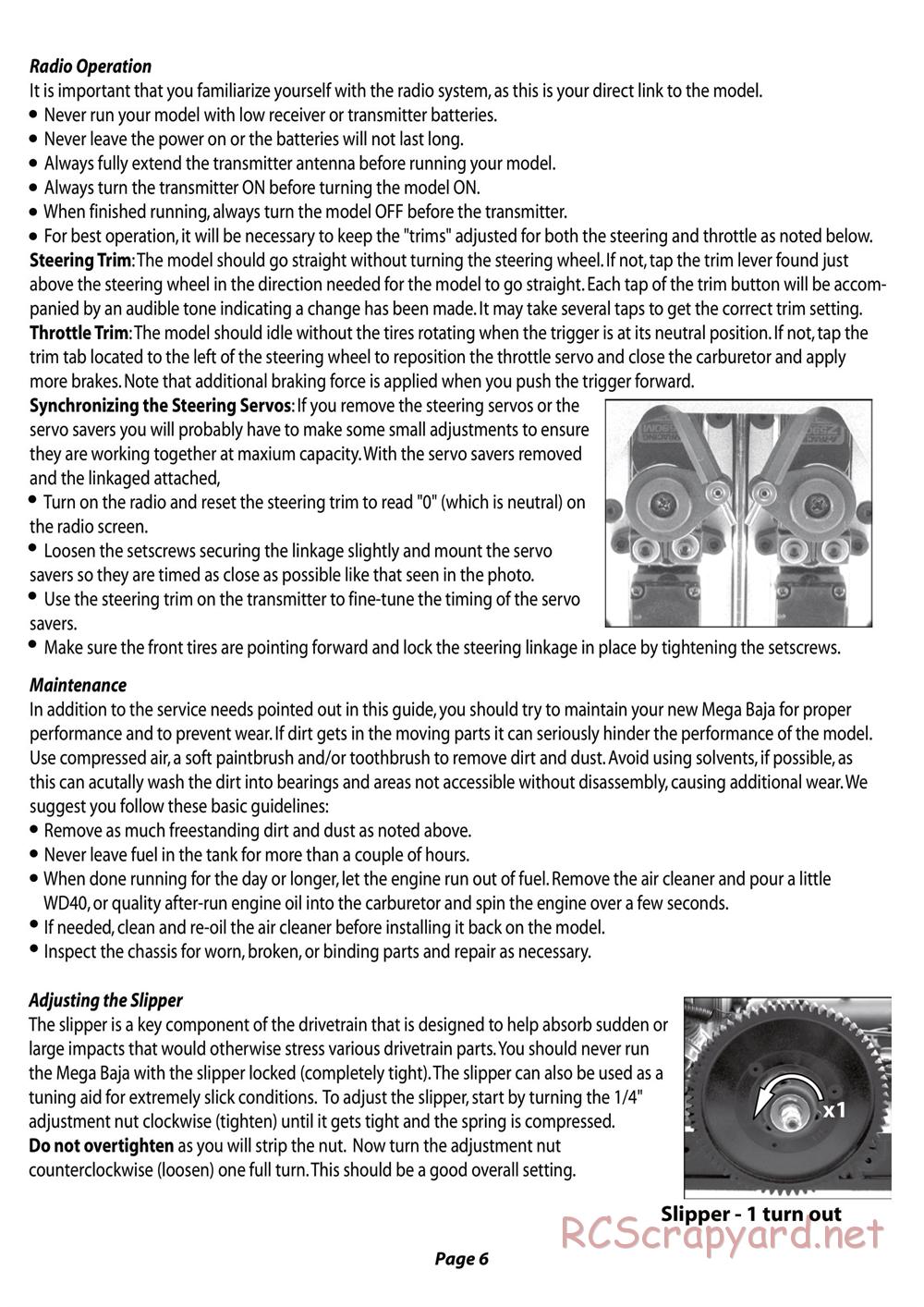 Team Losi - Mega Baja - Manual - Page 6