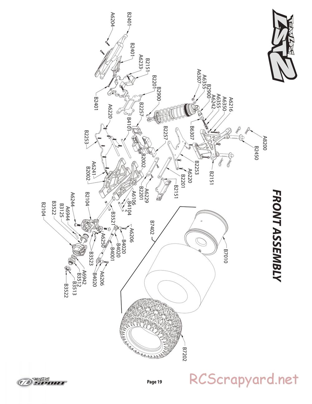 Team Losi - LST2 - Manual - Page 7