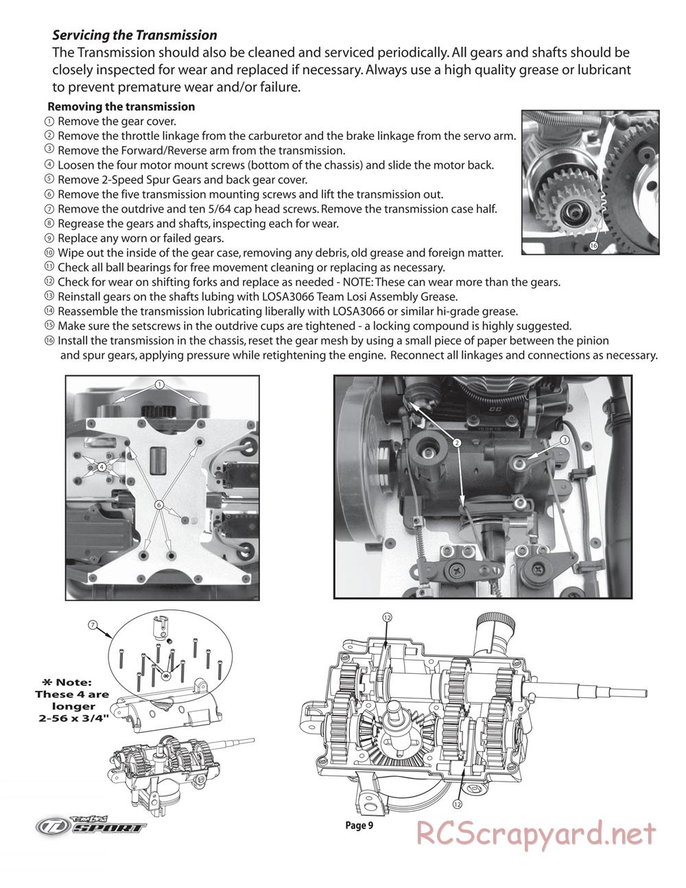 Team Losi - LST2 - Manual - Page 10