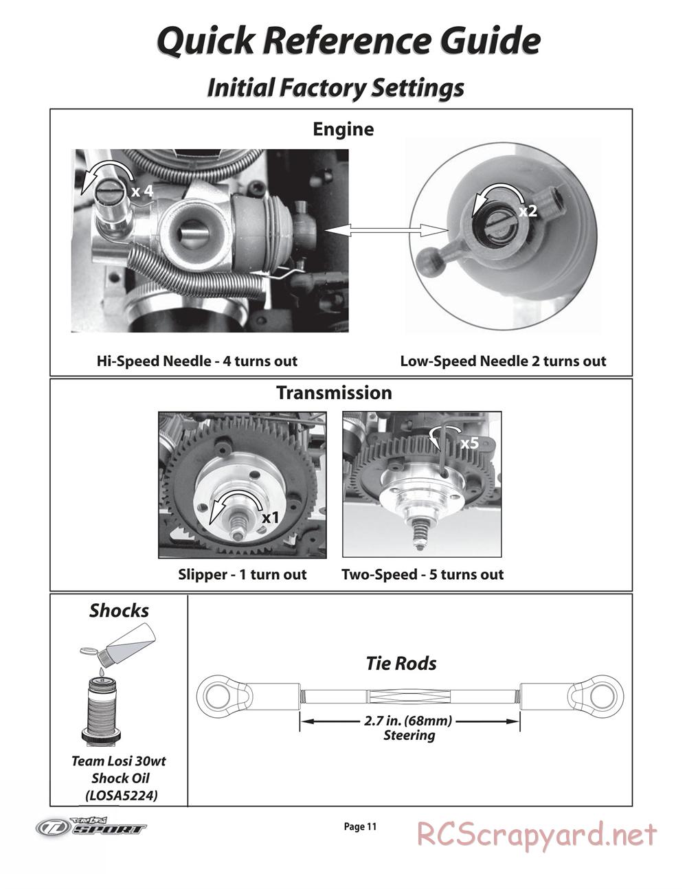 Team Losi - LST2 - Manual - Page 12