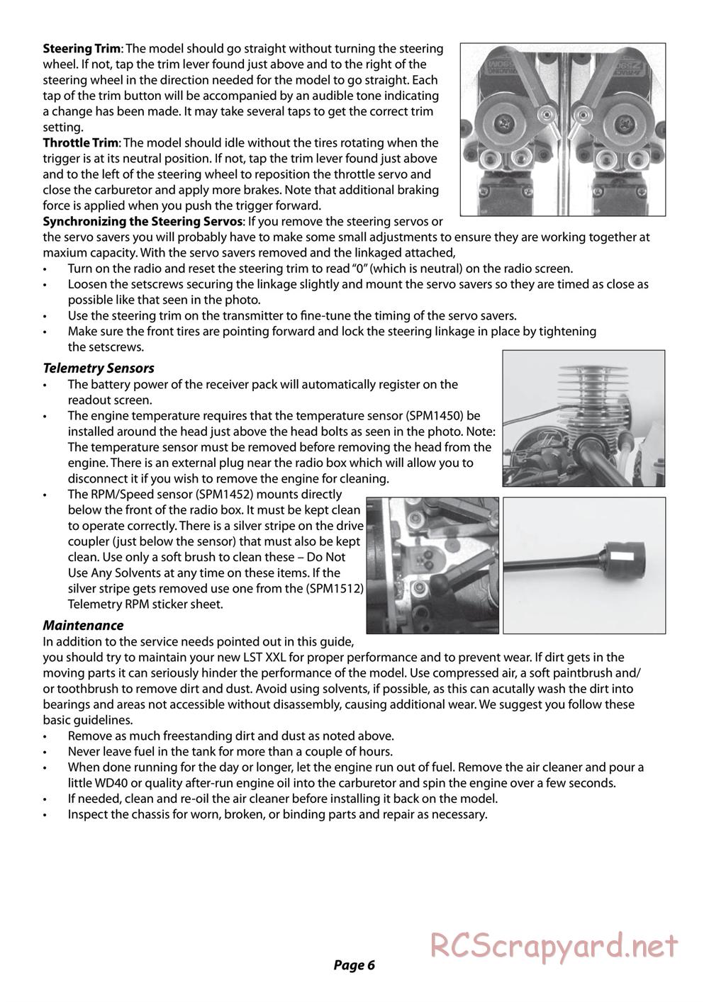 Team Losi - LST XXL - Manual - Page 6