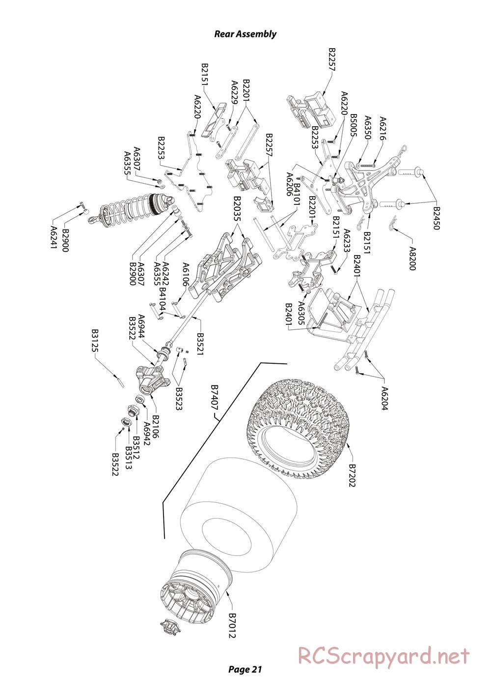 Team Losi - LST XXL - Manual - Page 21