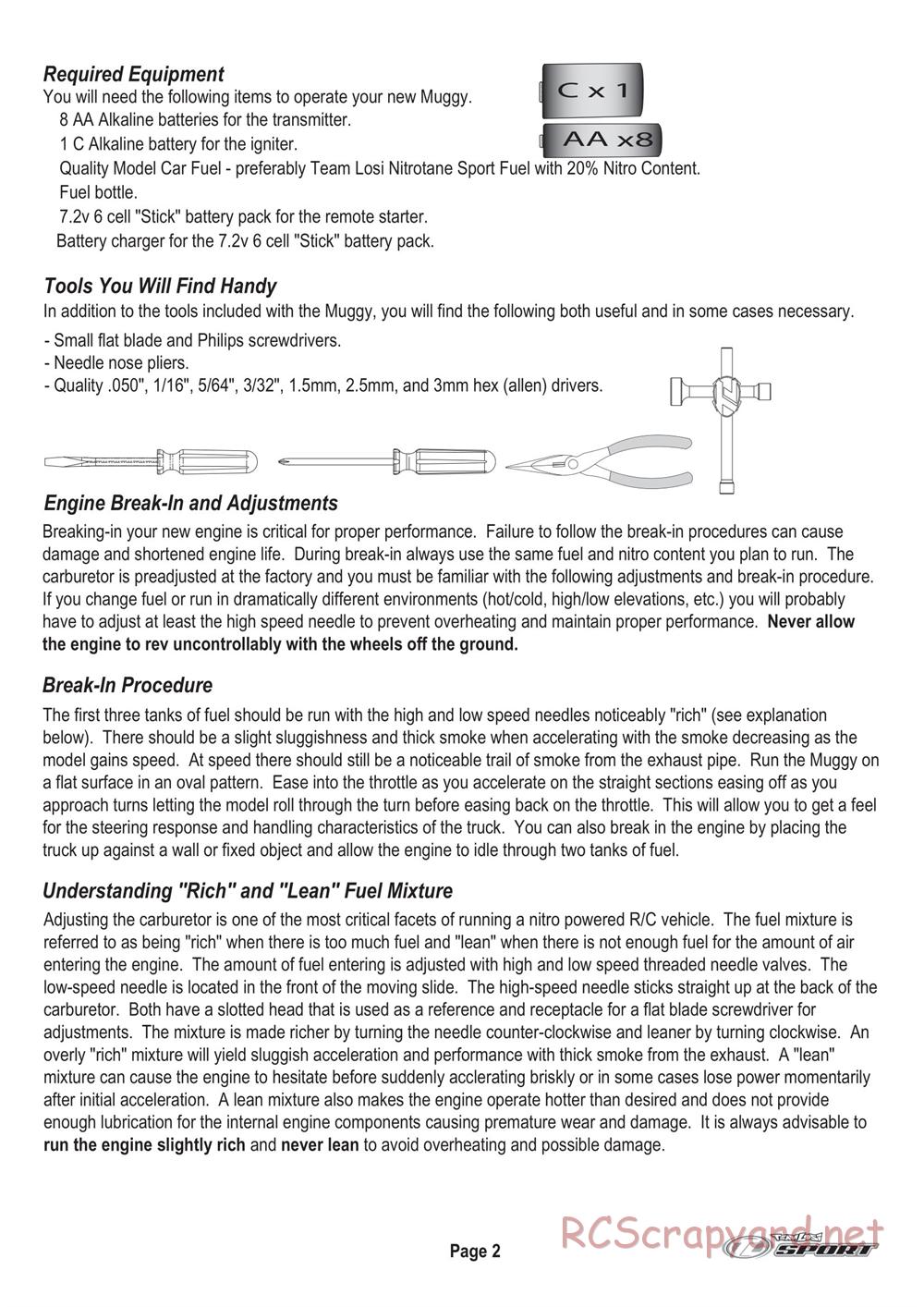 Team Losi - Muggy - Manual - Page 3