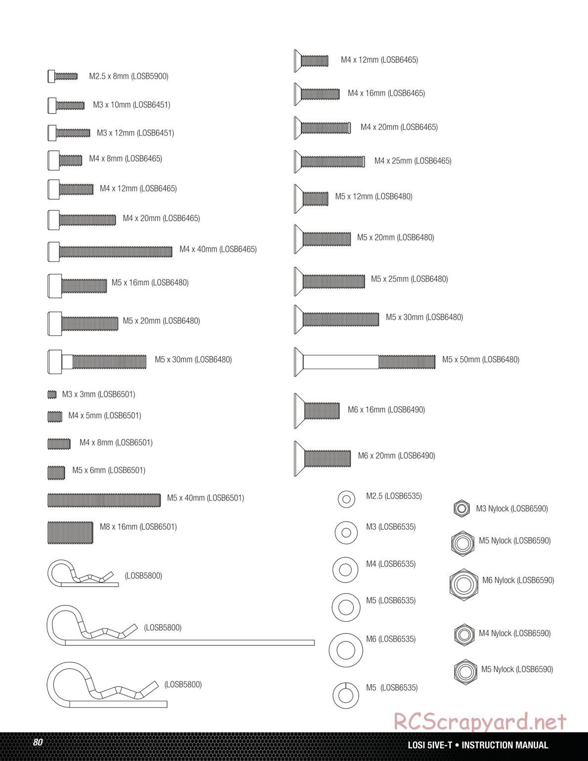 Team Losi - 5ive-T - Manual - Page 11