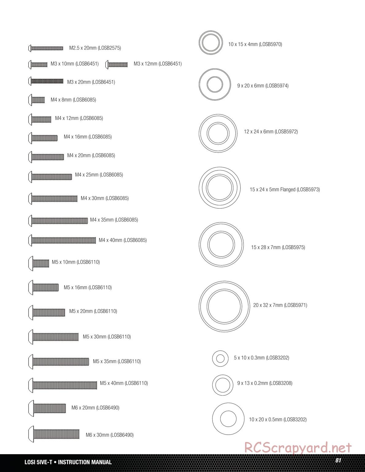 Team Losi - 5ive-T - Manual - Page 12