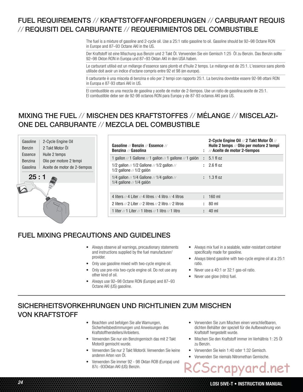 Team Losi - 5ive-T - Manual - Page 24