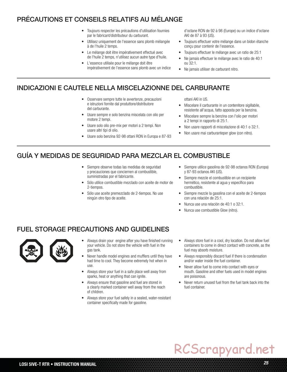 Team Losi - 5ive-T - Manual - Page 25