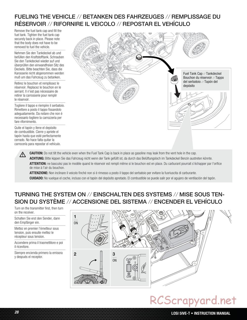 Team Losi - 5ive-T - Manual - Page 28
