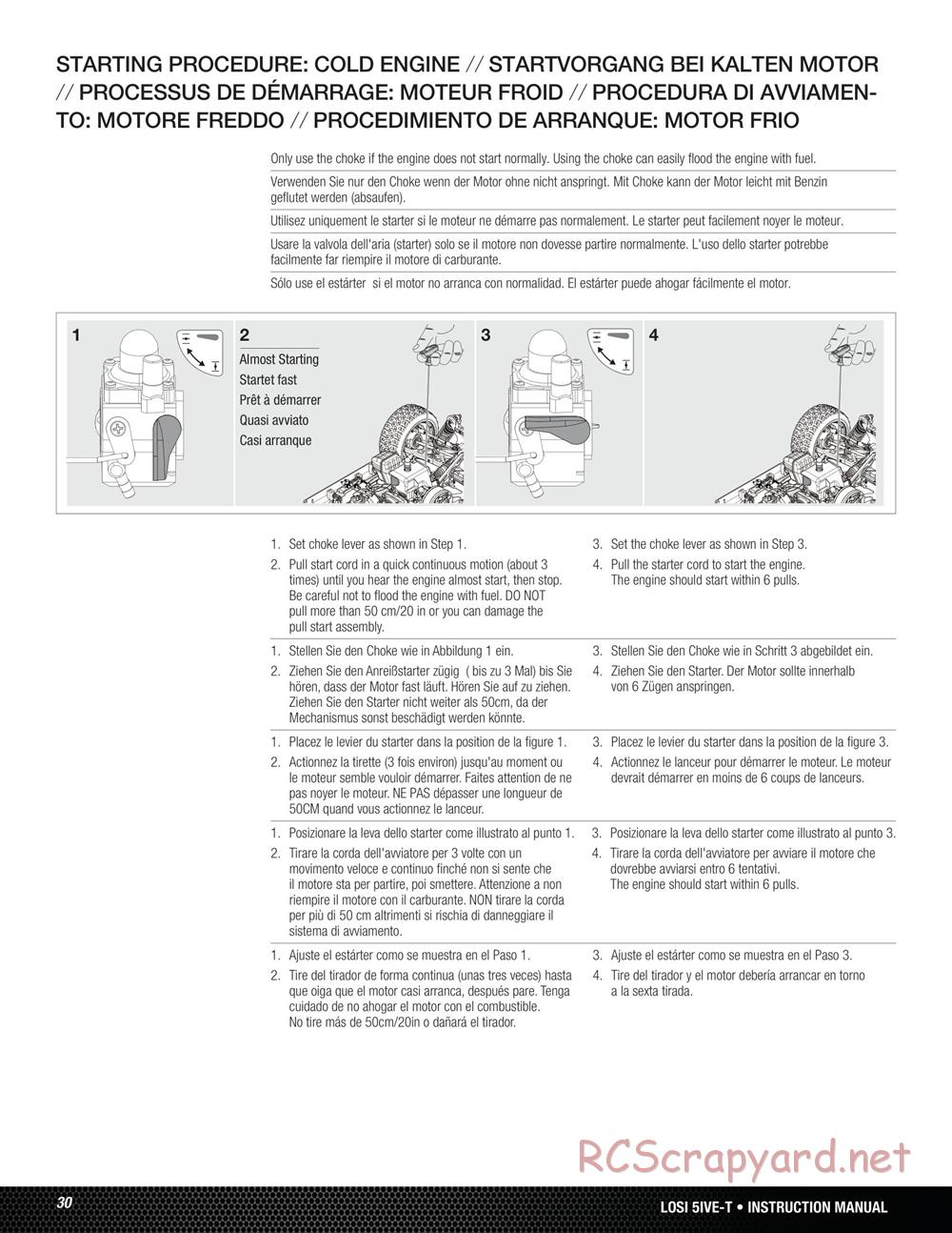 Team Losi - 5ive-T - Manual - Page 30