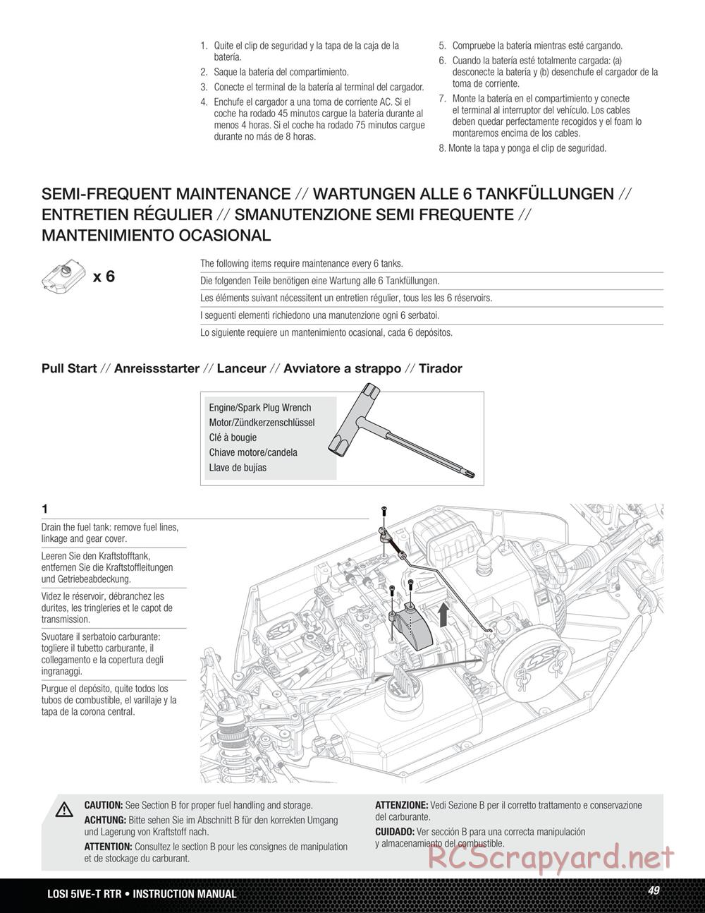 Team Losi - 5ive-T - Manual - Page 49