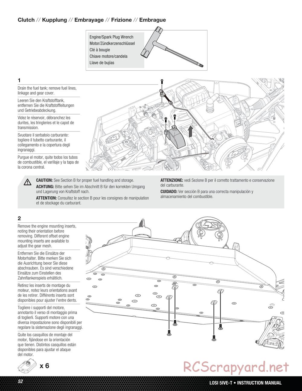 Team Losi - 5ive-T - Manual - Page 52