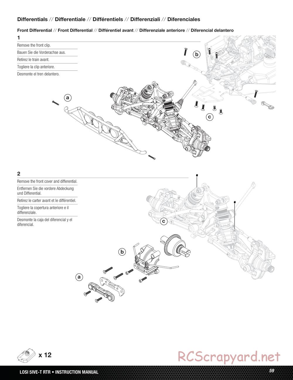 Team Losi - 5ive-T - Manual - Page 59