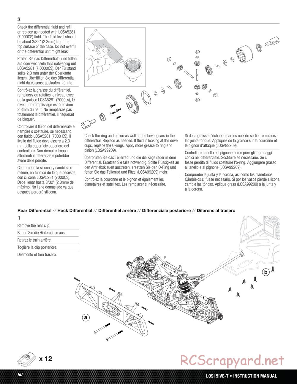 Team Losi - 5ive-T - Manual - Page 60