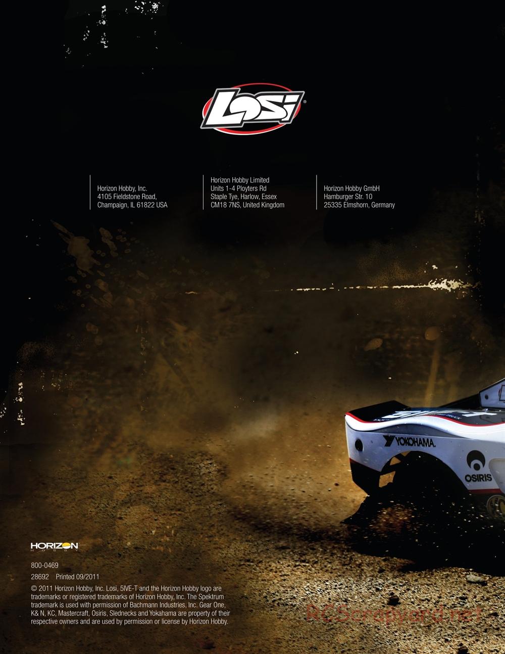 Team Losi - 5ive-T - Manual - Page 95