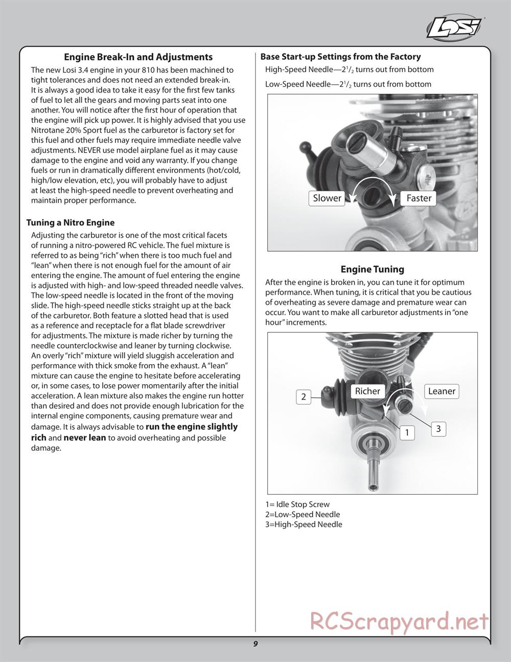 Team Losi - 810 - Manual - Page 9