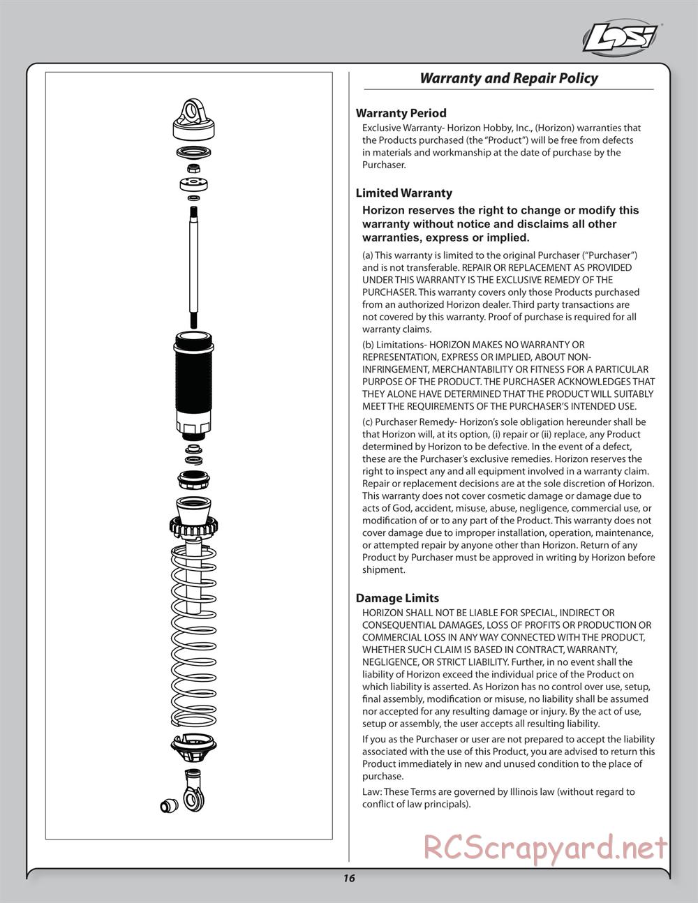 Team Losi - 810 - Manual - Page 16