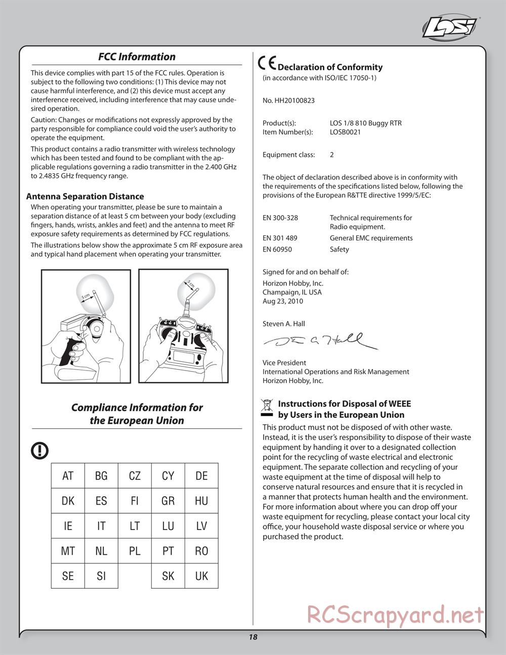 Team Losi - 810 - Manual - Page 18