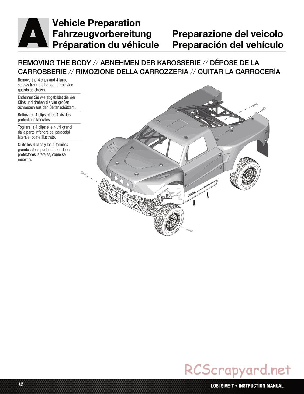 Team Losi - 5ive-T Roller - Manual - Page 12