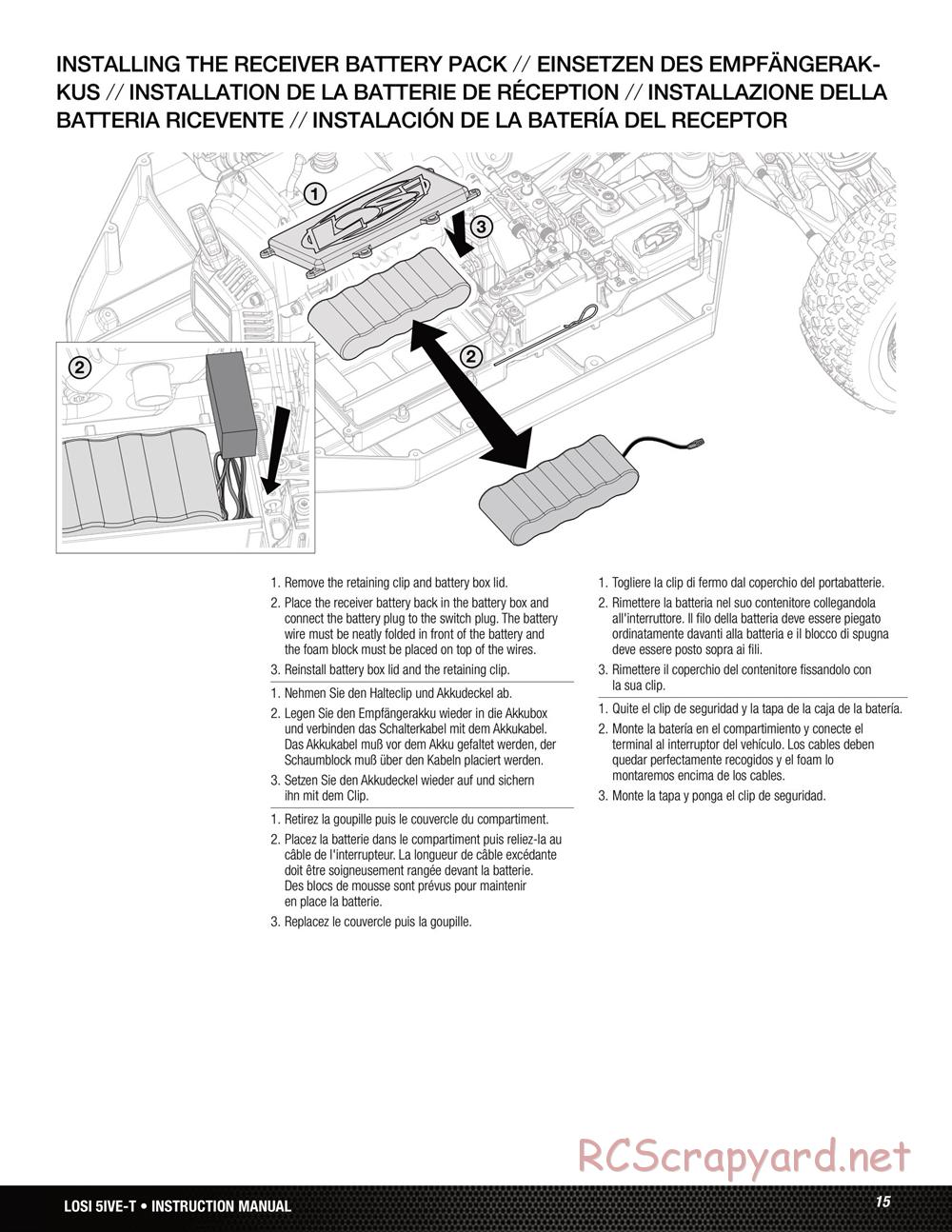 Team Losi - 5ive-T Roller - Manual - Page 15