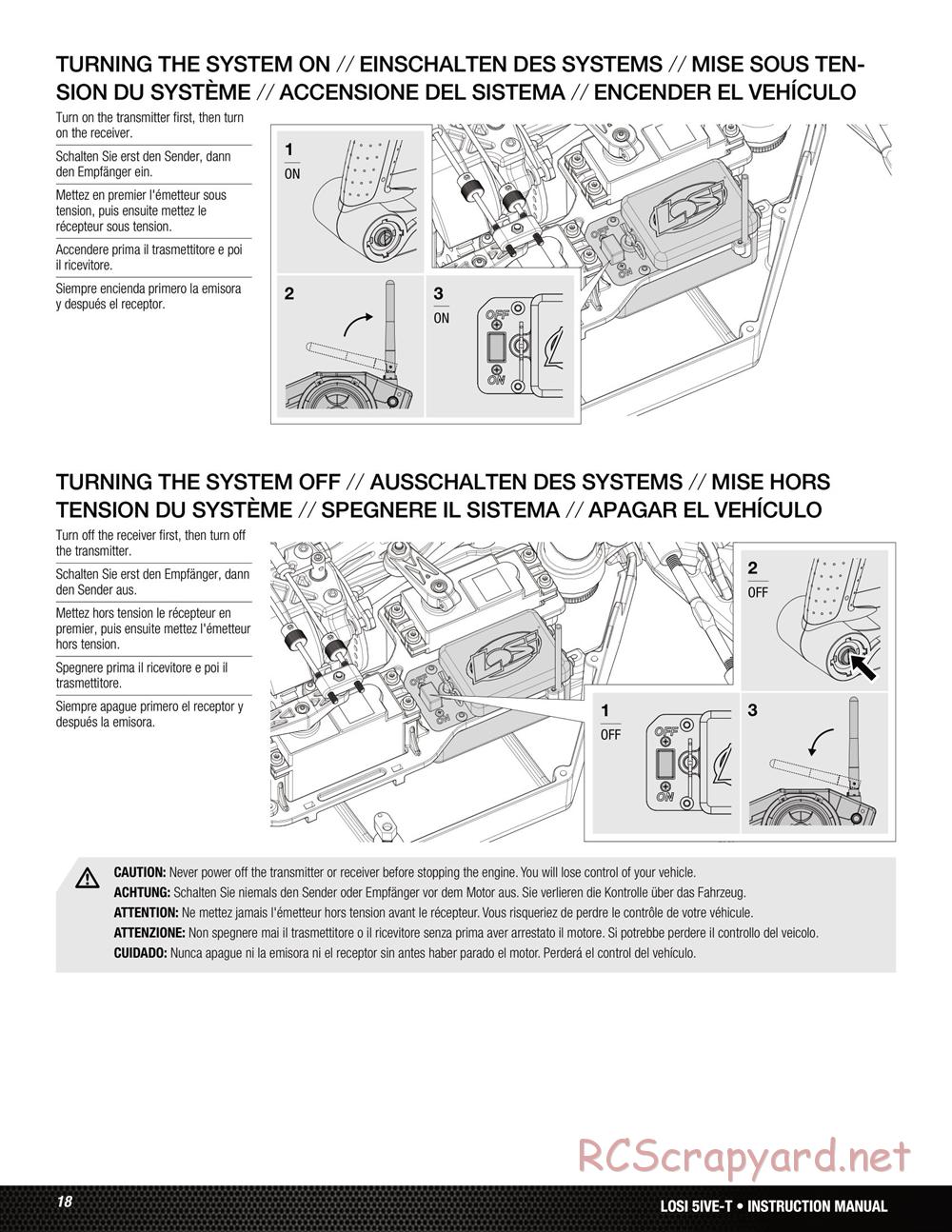 Team Losi - 5ive-T Roller - Manual - Page 18