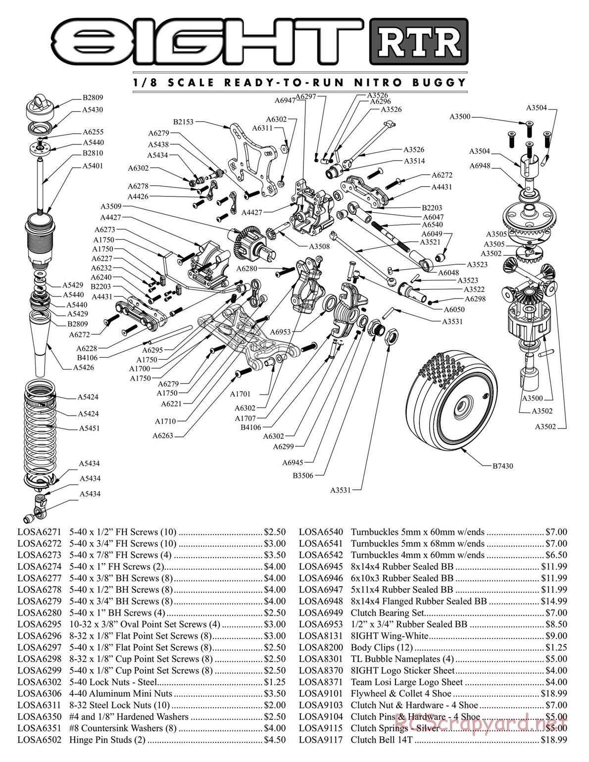 Team Losi - 8ight - Manual - Page 2