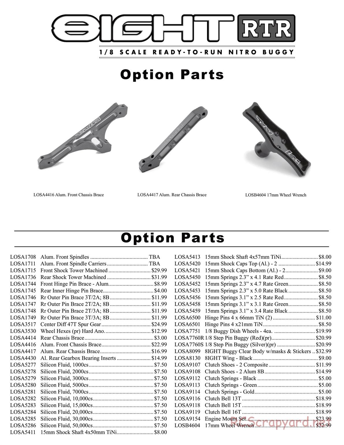 Team Losi - 8ight - Manual - Page 5